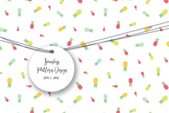 Download Digital Paper - Pineapple Pattern - Digital paper Collection