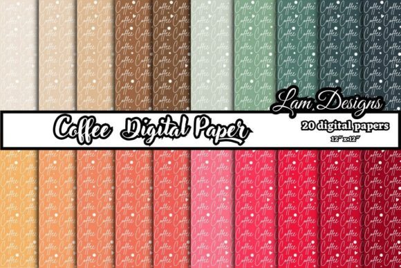 Download Coffee Digital Papers, Coffee Pattern - Coffee pattern Collection