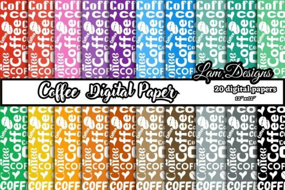 Download Coffee Digital Papers, Coffee Pattern - Coffee pattern Collection