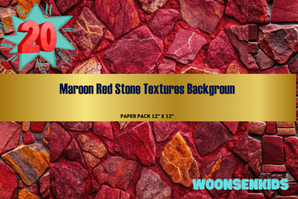 Download 20 Maroon Red Stone Textures Background Watercolor Png Kdp Digital Paper - Digital paper Collection