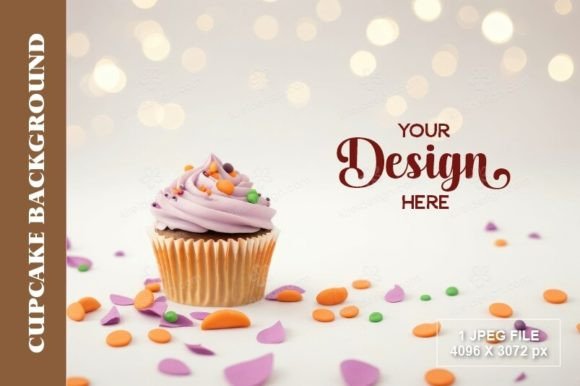 Download Cute Fall Cupcake Background 03 - Cupcake Collection