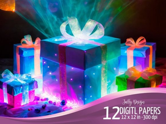 Download Birthday Presents Bioluminescent Effect - Birthday Collection