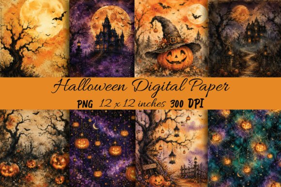 Download Halloween Digital Paper - Digital paper Collection