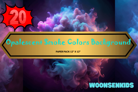 Download New Opalescent Smoke Colors Background Watercolor Png Kdp Digital Paper - Digital paper Collection