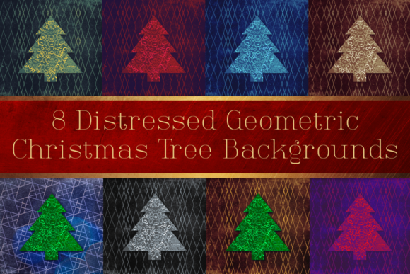 Download Vintage Xmas Tree Grunge Digital Papers - Digital paper Collection