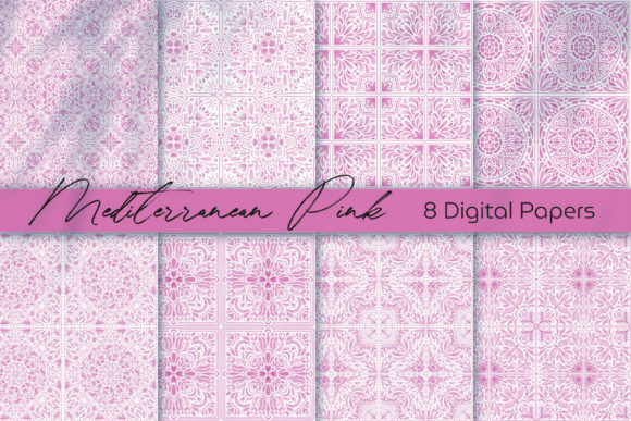 Download Mediterranean Scrapbook Digital Paper - Digital paper Collection