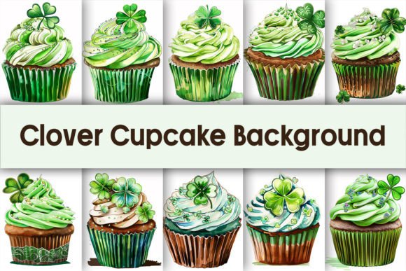 Download Clover Cupcake Background - Cupcake Collection
