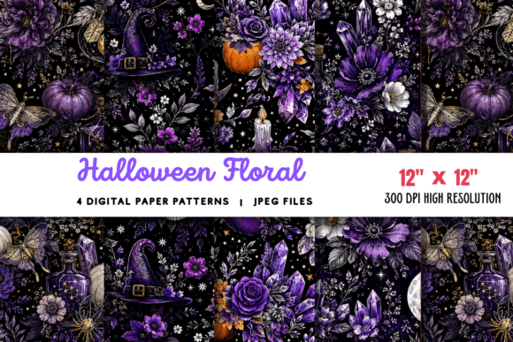 Download Halloween Scrapbook Digital Paper - Digital paper Collection