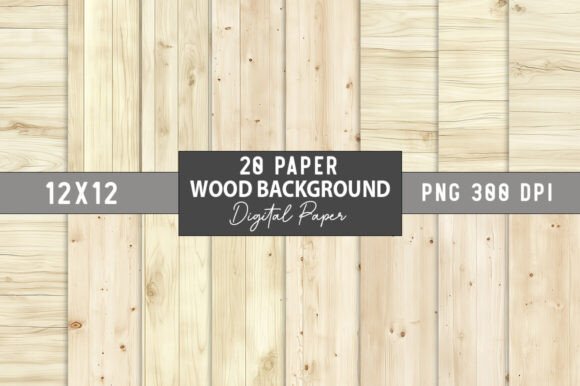 Download Wood Background Digital Paper Bundle - Digital paper Collection