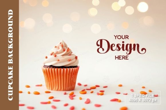 Download Cute Fall Cupcake Background 02 - Cupcake Collection