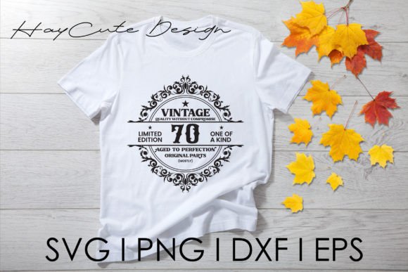 Download Aged to Perfection Vintage 70th Birthday - Birthday Collection