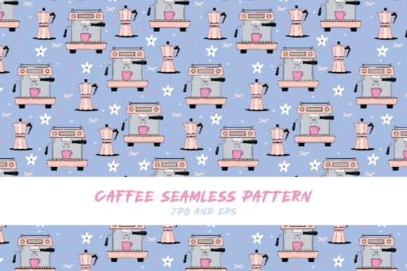 Download Seamless Vector Coffee Pattern - Coffee pattern Collection