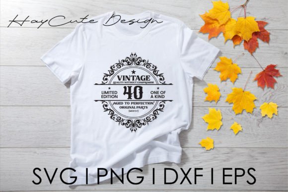 Download Aged to Perfection Vintage 40th Birthday - Birthday Collection
