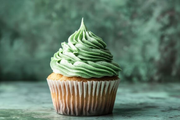 Download Green Cupcake Background - Cupcake Collection