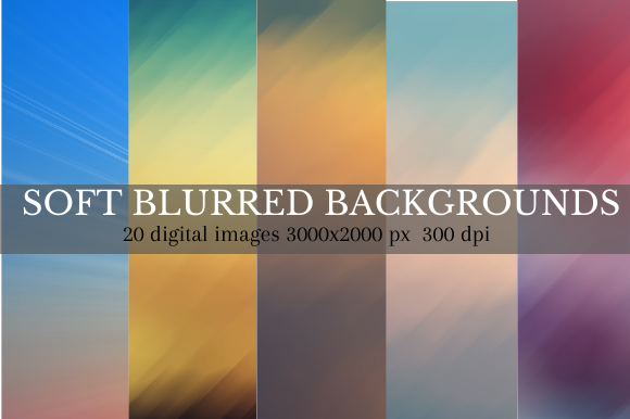 Download Blurred Background, Digital Paper Bundle - Digital paper Collection