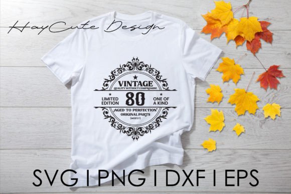 Download Aged to Perfection Vintage 80th Birthday - Birthday Collection