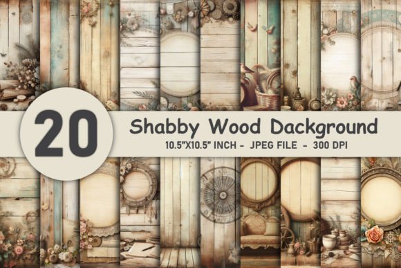 Download Shabby Wood Background Digital Paper - Digital paper Collection