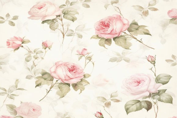 Download Vintage Floral Rose Background - Premium Resources