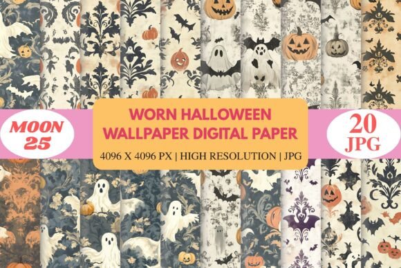 Download Worn Halloween Wallpaper Digital Paper - Digital paper Collection