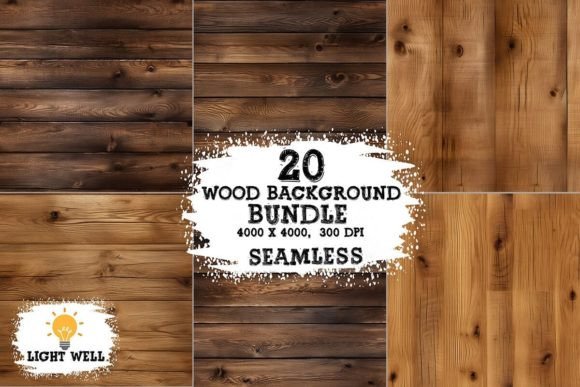 Download Wood Background Digital Paper Bundle - Digital paper Collection